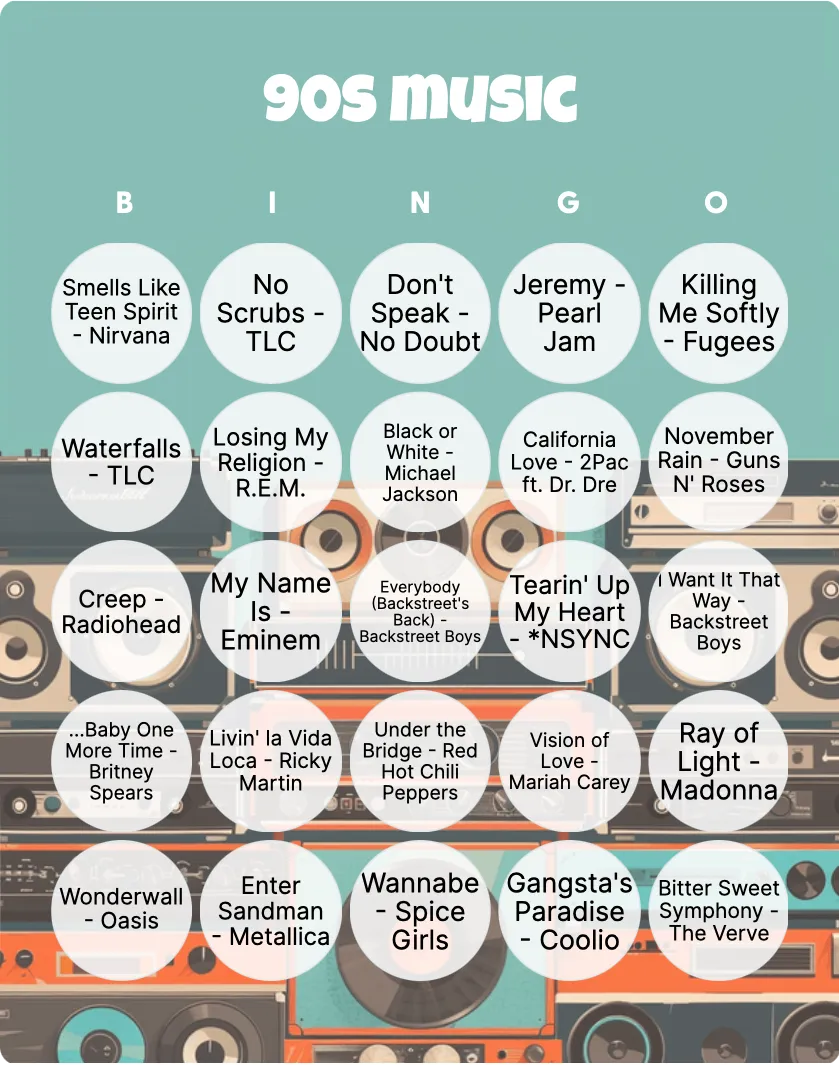 Music bingo