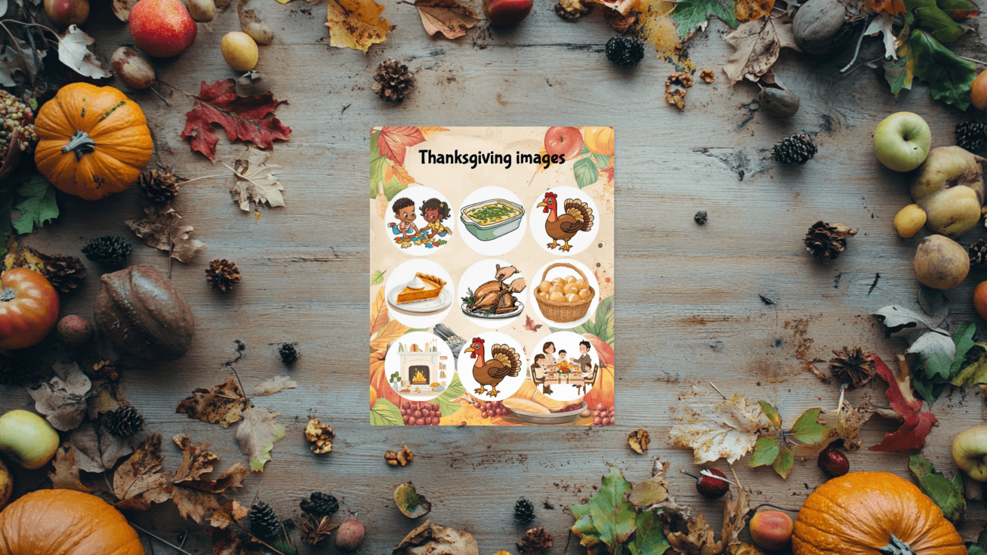 thanksgiving bingo cards