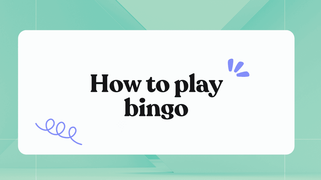 How to play bingo