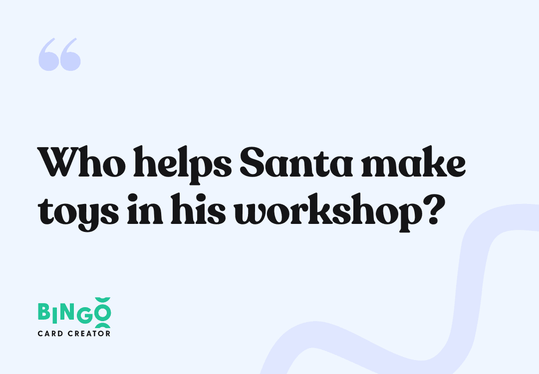 santa toys in workshop