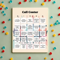 call center bingo