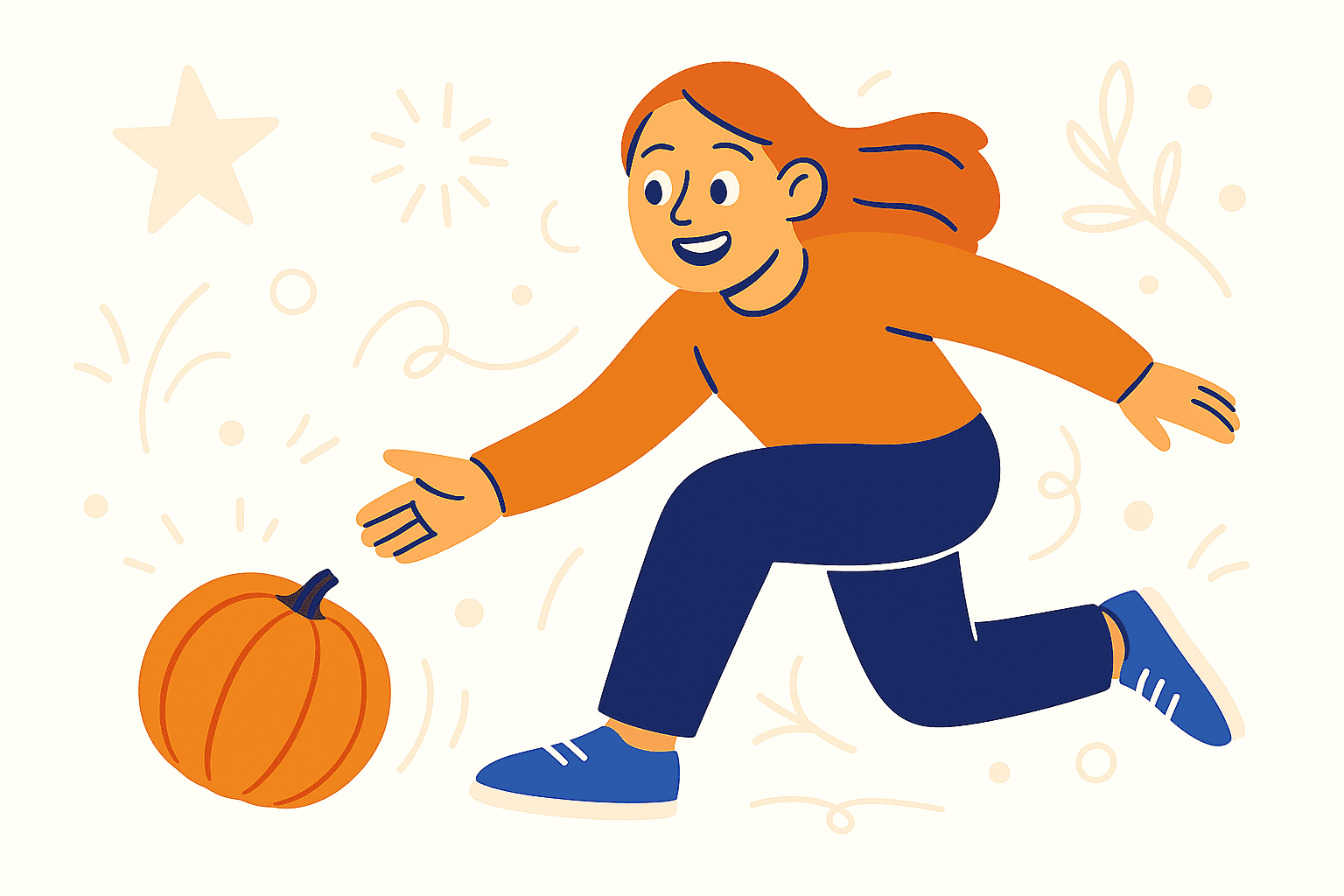 pumpkin bowling
